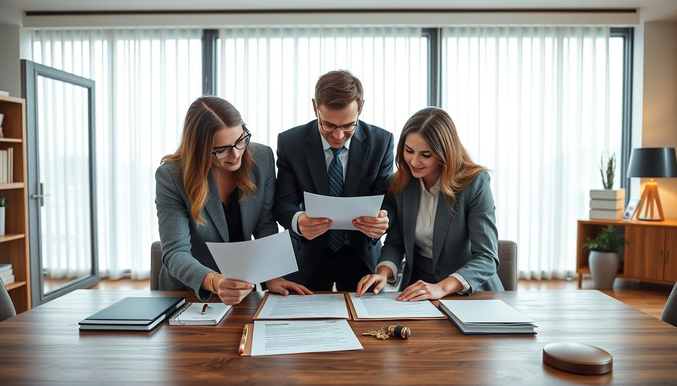 Property settlement documents and transfer review